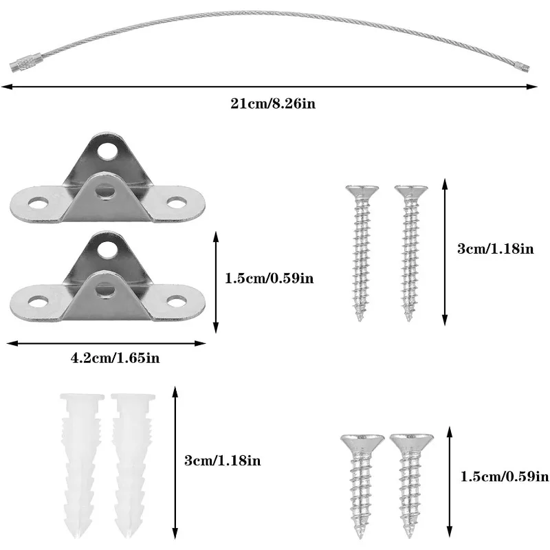6 Sets Anti Tip Furniture Anch - Earthquake Anchor Strap review and price