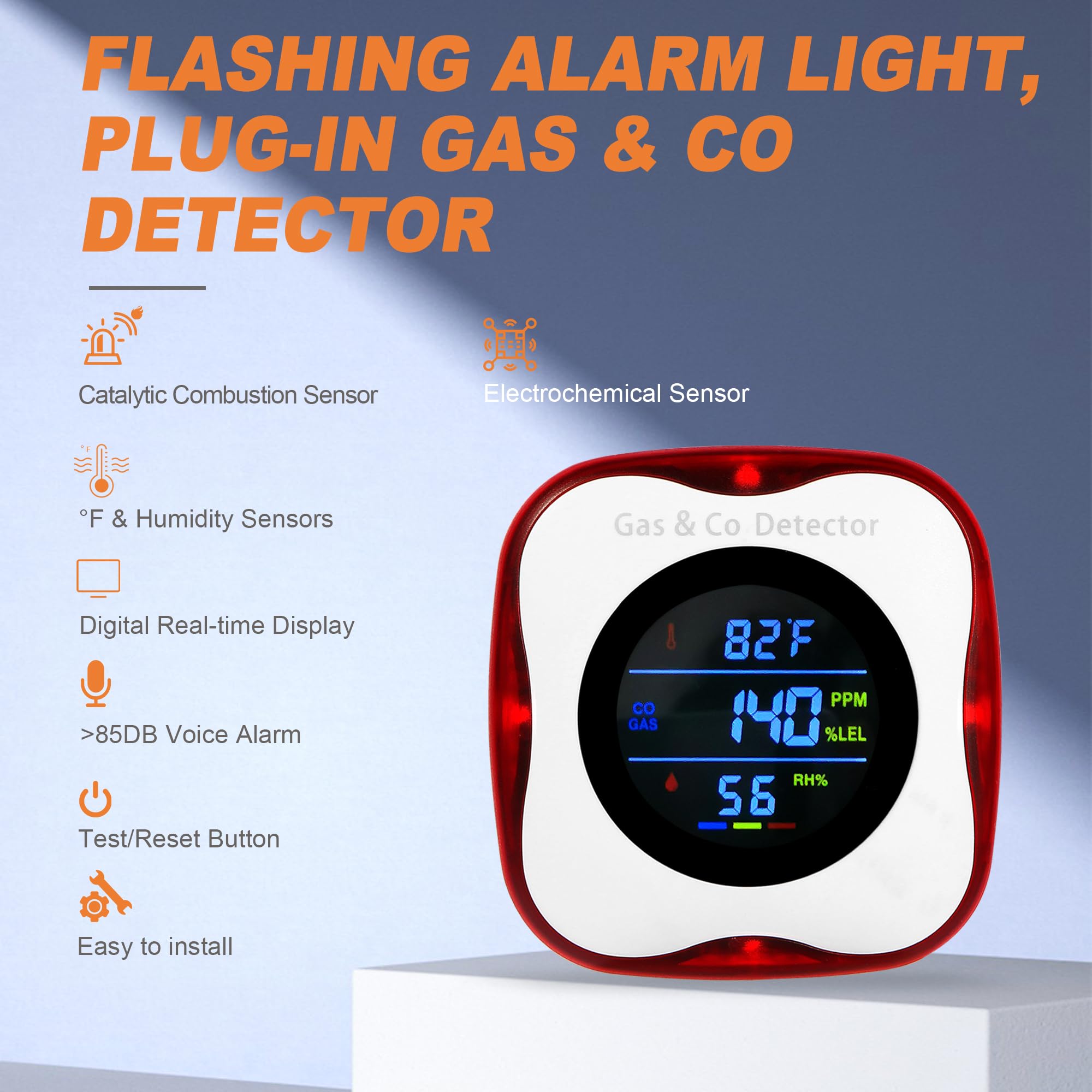 Combination Gas & Carbon Monox - Co Detector Plug review and price