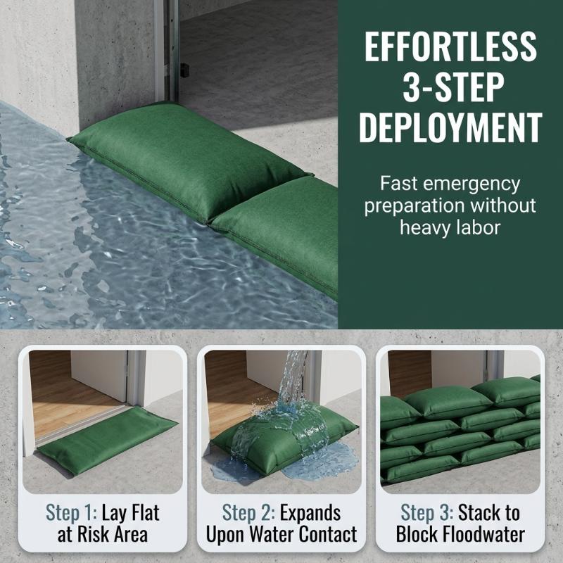 Quick Expand Self Inflating Wa - Flood Barrier Bag review and price